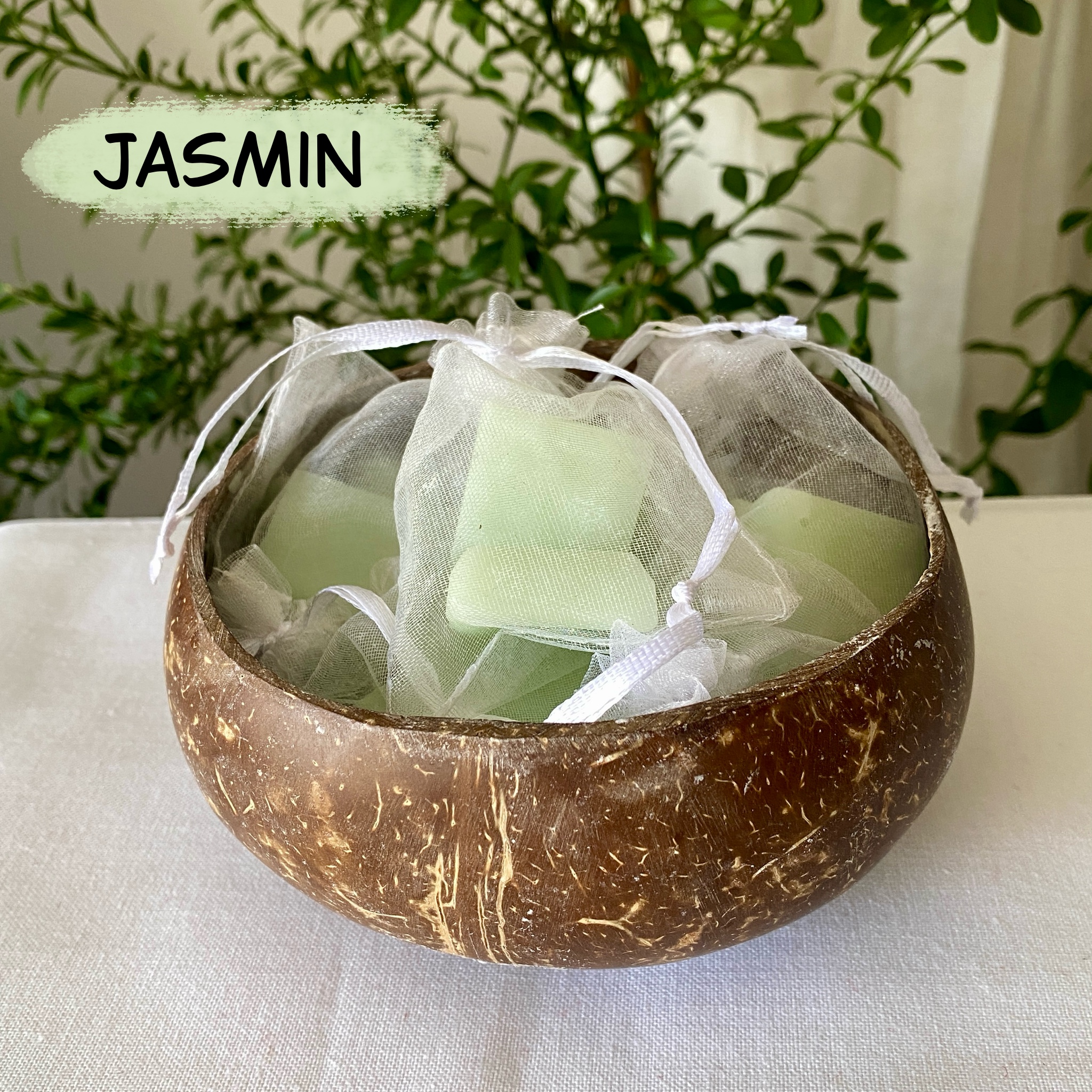 Carrés de cire parfumée Jasmin