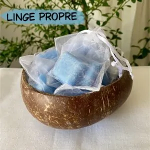 Carrés de cire parfumée linge propre